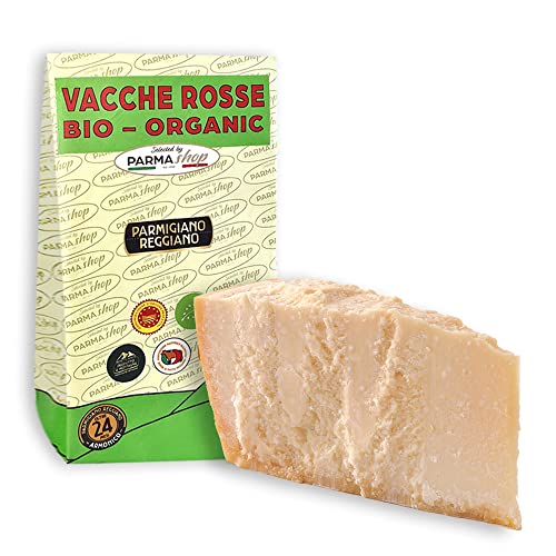 Parmigiano Reggiano g.U VACCHE ROSSE/Rote Kühe BIOLOGISCH Bergprodukt 24 Monate 1 Stücke kg 1 von Selected by PARMASHOP