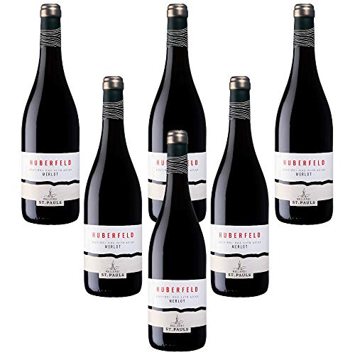 HUBERFELD Merlot Südtirol Südtirol DOC St.Pauls Italienischer Rotwein Cantine Produttori San Paolo (6 Flaschen 75 cl.) von Selektionen