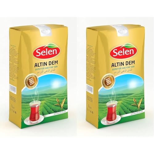 Selen Altin Dem Premium Ceylon-Teemischung, 1 kg (Packung mit 2) von Selen