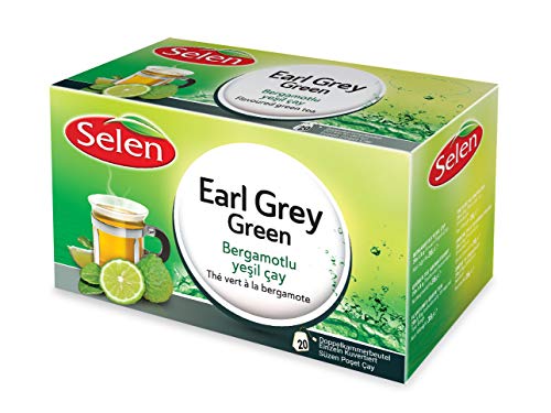 Selen Earl Grey Green Grüner Tee Aromatisiert 20 Teebeutel von Selen