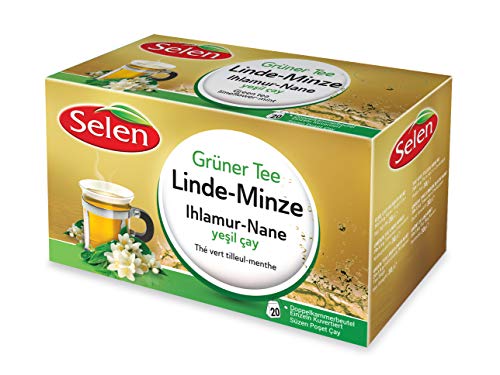 Selen Grüner Tee Linde-Minze 20 Teebeutel von Selen