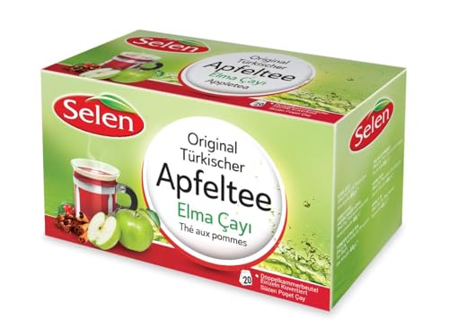 Selen Original Türkischer Apfeltee Früchtetee 20 Teebeutel von Selen