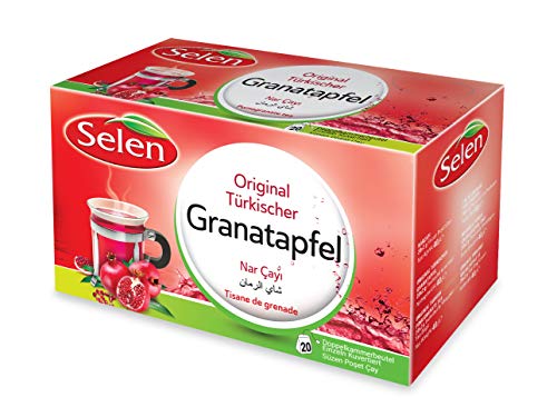 Selen Original Türkischer Granatapfel Früchtetee 20 Teebeutel von Selen