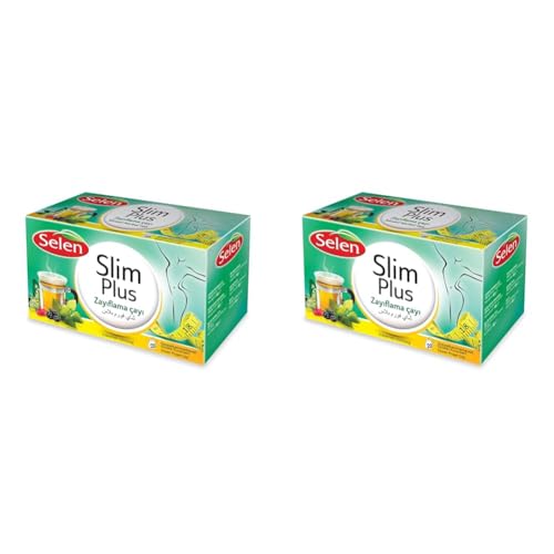 Selen Slim Plus Kräutertee 20 Teebeutel (Packung mit 2) von Selen