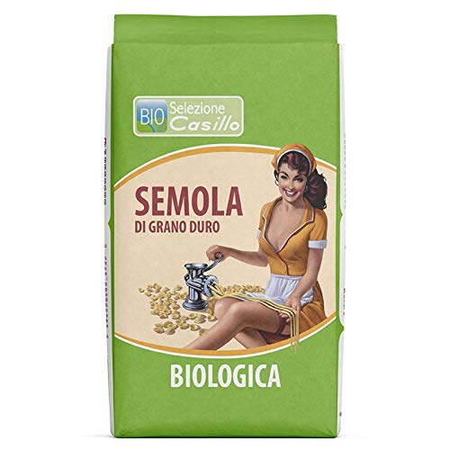 Bio Hartweizengrieß 1Kg - Selezione Casillo - 10 Stück Karton von Selezione Casillo