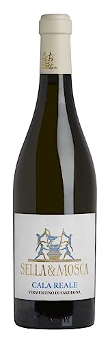 Sella & Mosca Cala Reale di Sardegna, Vermentino Weißwein, Aromatische Kräuter, blumige Noten, Plant Based - Flasche 750 mL von Sella & Mosca