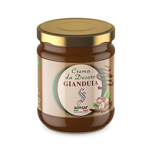 Haselnussaufstrich - 100% IN ITALIEN HERGESTELLT - 200 gr perfekt für Frühstück und Snacks (Glutenfrei). von Semar