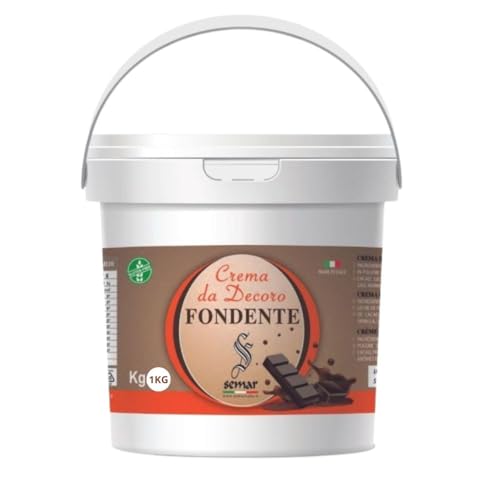 SEMAR® | Dunkle streichfähige Creme - HERGESTELLT IN ITALIEN - 1KG, ideal für Privatpersonen und gewerbliche Nutzung (Glutenfrei) von Semar
