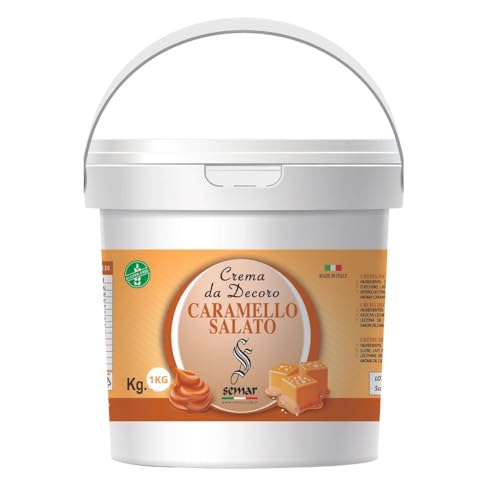 SEMAR | Creme mit gesalzenem Karamellgeschmack – HERGESTELLT IN ITALIEN – 1 kg, ideal für den privaten und gewerblichen Gebrauch (gesalzenes Karamell) von Semar