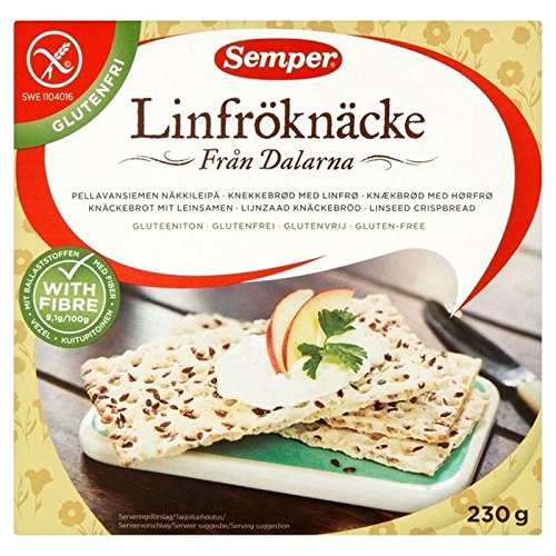 Semper Ohne Glutine, Leinsamen, 230 g, 6 Stück von Semper