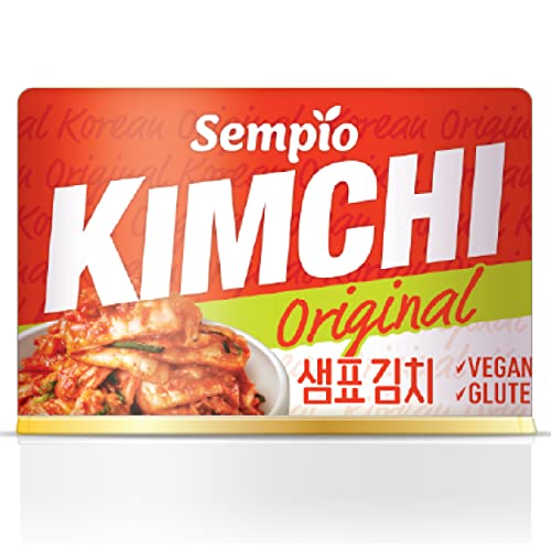 Sempio Canned Kimchi Original koreanischer Napakohl Kim Chi, 3er Pack (3 x 160 g) von Sempio
