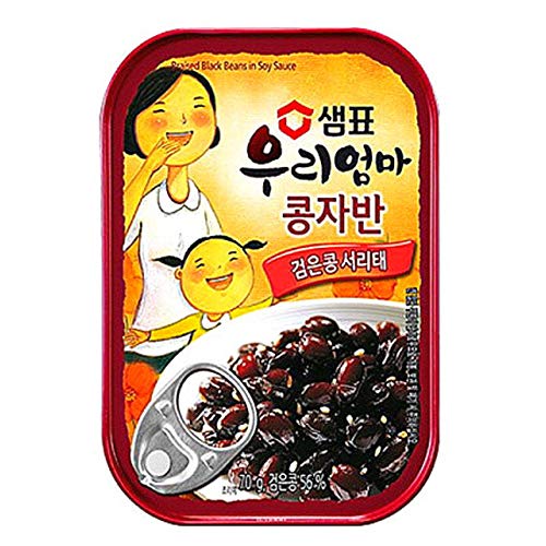 Sempio Schwarze Bohnen in Sojasauce 90 g Korea von Sempio