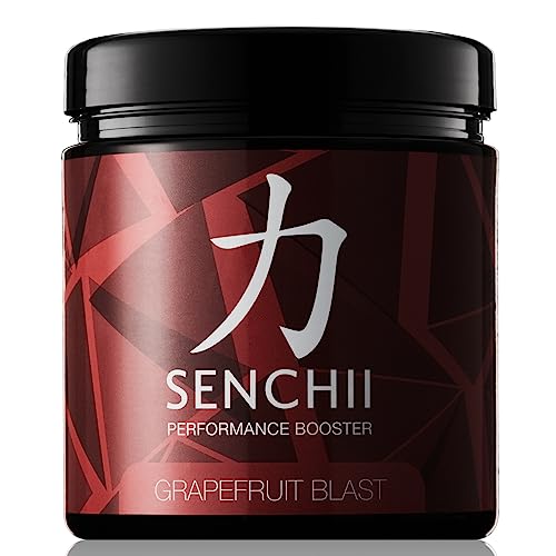 SENCHII Grapefruit Blast, Gaming Booster, 40 Portionen (a 8g), 200mg Koffein, Energy-Drink für Gamer, wenig Zucker, Vegan und erfrischend von SenChii