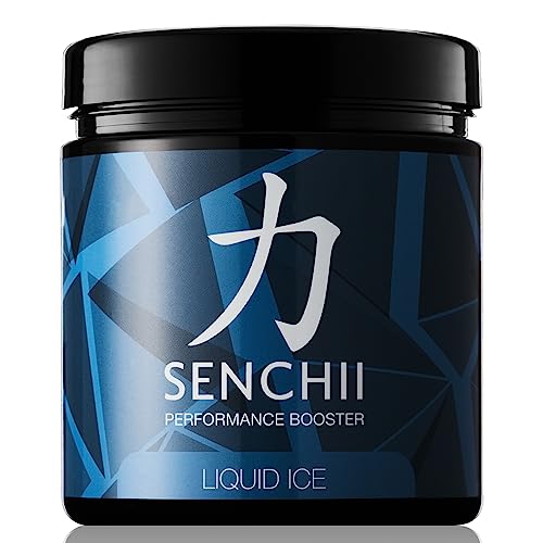 SENCHII Liquid ICE Performance Booster, Gaming Booster, 40 Portionen (a 8g), 200mg Koffein, Energy-Drink für Gamer, wenig Zucker, Vegan und erfrischend von SenChii