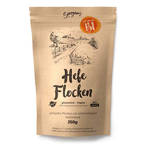 Hefeflocken, edel Hefeflocken Nährhefe vegan und glutenfrei, Qualität aus Österreich (1 kg) von Senger's