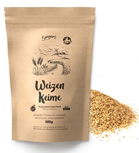 Senger's 0,5 kg Weizenkeime frisch, roh, vegan, proteinreich Natur aus Österreich Superfood (0,5 KG) von Senger's