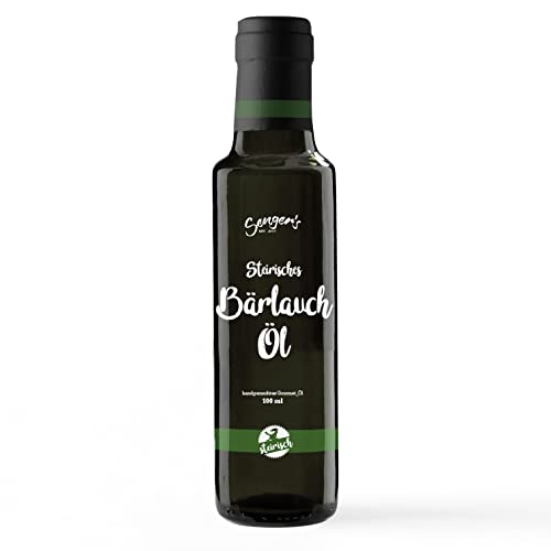 Premium Bärlauchöl, Bärlauch Öl aus frischem Bärlauch und kalt gepresstem Nativen Olivenöl Extra, aus der Steiermark von Sengers