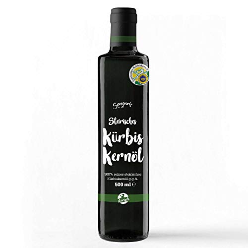 Senger's Steirisches Kürbiskernöl g.g.A. 100% reines original Kernöl aus der Steiermark Premium (500 ml) von Senger's