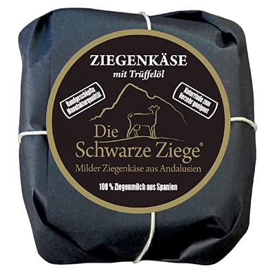 3x180gr Andalusischer Ziegenkäse (Schwarze Ziege)mit Affinationen Trüffelöl, Olivenöl+Feigensenf von Senner-Alpkäse-Classic-Box