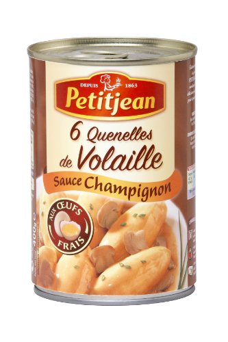 6 Quenelles de Volaille, Sauce Forestière (Geflügelknödel) - Petitjean -3 x 400 g von Senner-Alpkäse-Classic-Box