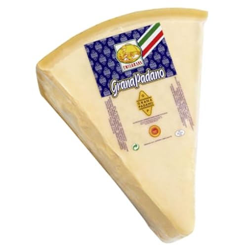 Emilgrana Grana Padano Italienischer halbfester Hartkäse, 32% Fett i.Tr. - ca. 2 kg Stück von Senner-Alpkäse-Classic-Box