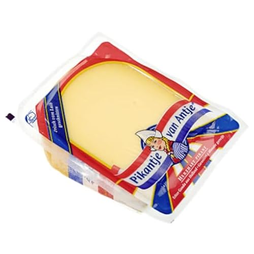 Frau Antje Pikantje holländischer Gouda Schnittkäse, 48% Fett - 450 g Packung Frau Antje Pikantje holländischer Gouda Schnittkäse, 48% Fett - 450 g Packung von Senner-Alpkäse-Classic-Box