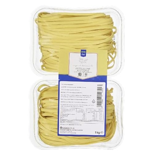 Frische Eiernudeln, Fettuccine mit Ei, 2 Stück à 500 g - 1 kg Packung von Senner-Alpkäse-Classic-Box