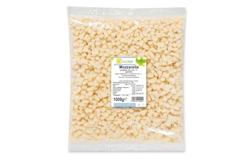 Frischpack Mozzarella gewürfelt 40% Fett - 1 kg Packung von Senner-Alpkäse-Classic-Box