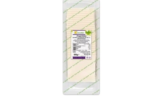 Frischpack Ziegenkäse 50% Scheiben - 500 g Packung von Senner-Alpkäse-Classic-Box