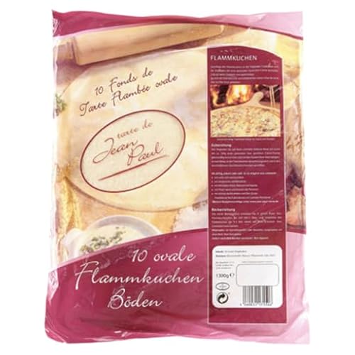 Jean Paul Flammkuchenböden oval, 10 Stück à ca. 130 g - 1,3 kg Packung von Senner-Alpkäse-Classic-Box