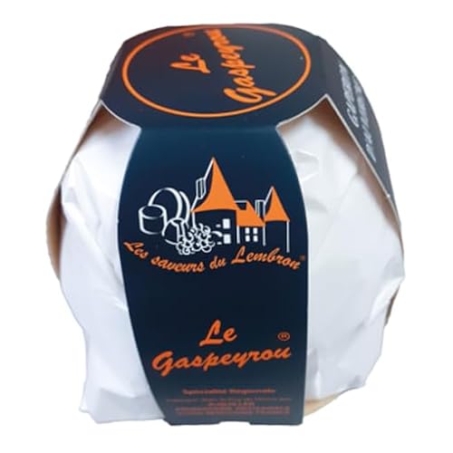 Le Gaspeyrou Gaperon Hart/Schnittkäse 50% Fett - 1 x 350 g Packung von Senner-Alpkäse-Classic-Box