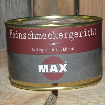 Max-Metzger Gekochte Rinderzunge in Rahmsoße (400g) -Ringpull-Dose vom Metzger des Jahres von Senner-Alpkäse-Classic-Box