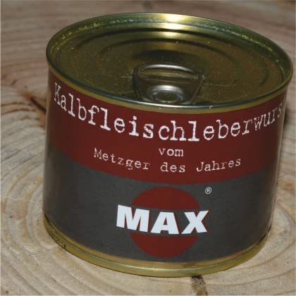 Max-Metzger Leberwurst mit Kalbfleisch 2 x (200g)-Ringpull-Dose vom besten Metzger des Jahres von Senner-Alpkäse-Classic-Box