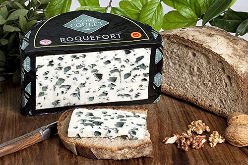 Roquefort AOP “Gabriel Coulet” 300gr in Holzdose von Senner-Alpkäse-Classic-Box