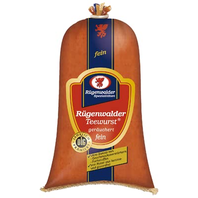 Rügenwalder Teewurst geräuchert fein 1x250 g Packung von Senner-Alpkäse-Classic-Box
