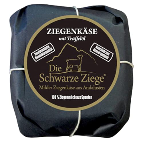 Schwarze Ziege Hartkäse mit Trueffeloel 0,55 - 180 g Stück von Senner-Alpkäse-Classic-Box