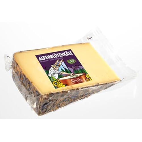 Senner Alpenblütenkäse Heumilch, Schnittkäse 50% Fettt i.Tr.- 300 g Packung von Senner-Alpkäse-Classic-Box