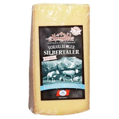 Vorarlberger Silbertaler Hartkaese,7 Monate gereift, 32% Fett 300g Stück von Senner-Alpkäse-Classic-Box