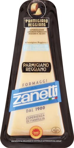 Zanetti Parmigiano Reggiano 24 Monate 32% Fett - 1 x 250 g Stück von Senner-Alpkäse-Classic-Box