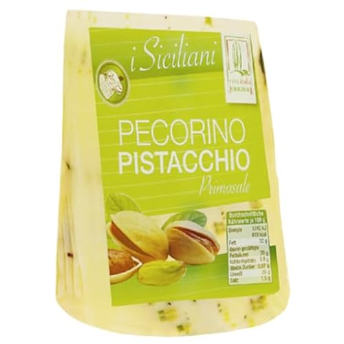 viva italia Pecorino Pistacchio 56% Fett i. Tr. - 200 g Stück von Senner-Alpkäse-Classic-Box