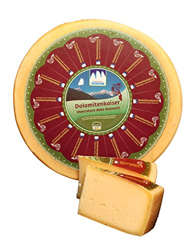 Käse Dolomitenkaiser Sennerei Drei Zinnen Form ca. 11 kg. von Sennerei Drei Zinnen