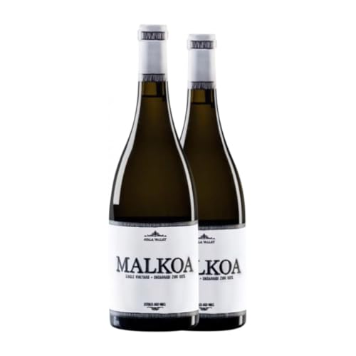 Señorío de Astobiza Malkoa Hondarribi Zuri Arabako Txakolina 75 cl Weißwein (Karton mit 2 Flaschen von 75 cl) von Señorío de Astobiza