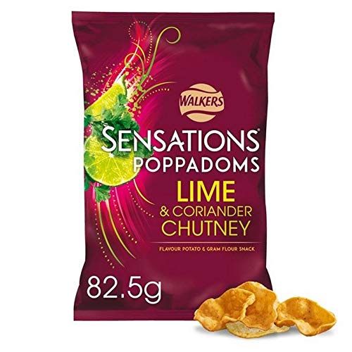 2x Empfindungen Kalk & Chutney Poppadoms 82,5 G 82,5 G von Sensations