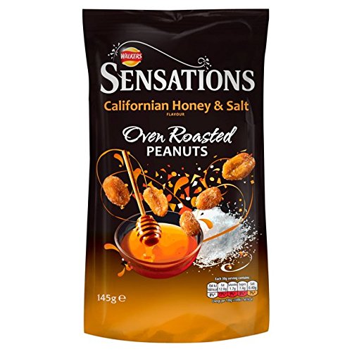 Walkers Sensations Californian Honey & Salt Oven Roasted Peanuts 145G von Sensations