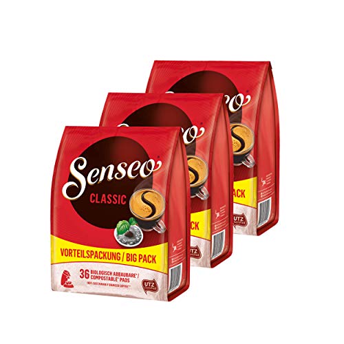 SENSEO Classic 36er Vorratspackung 3 Einzelpacks - 108 Getränke von Senseo
