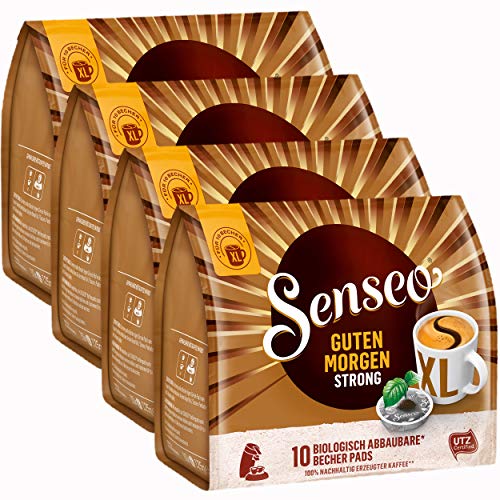 SENSEO Pads Guten Morgen Strong XL, Stark & Intensiv, 40 Kaffee Pads von Senseo