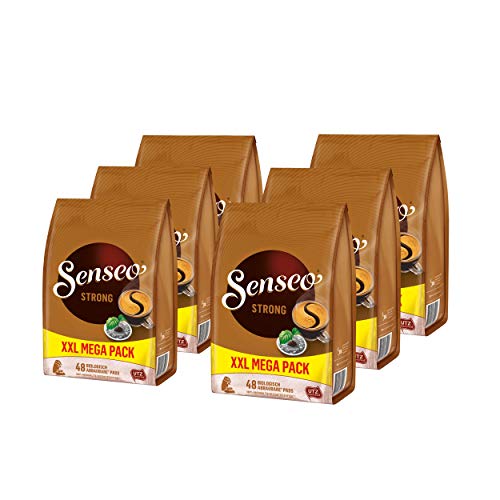 SENSEO Pads Strong Senseopads 6er pack, Kraftvoller Geschmack, Kaffee, 288 Pads von Senseo