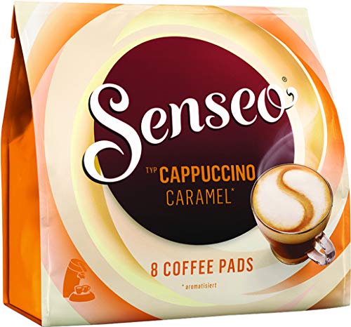 Senseo® Kaffeepad, CAPPUCCINO CARAMEL, harmonisch, koffeinhaltig, 8 x 11,5 g, Sie erhalten 1 Packung mit 8 Pads von Senseo
