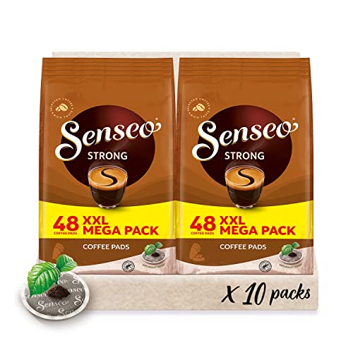 Senseo Pads Strong, Megapack XXL, 10 x 48 Getränke, 480 Kaffeepads von Senseo