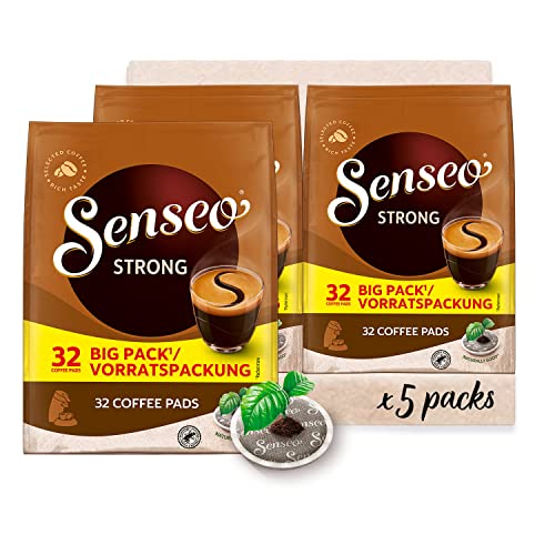 Senseo Pads Strong Rainforrest Alliance Zertifiziert, 5 x 32 Getränke von Senseo